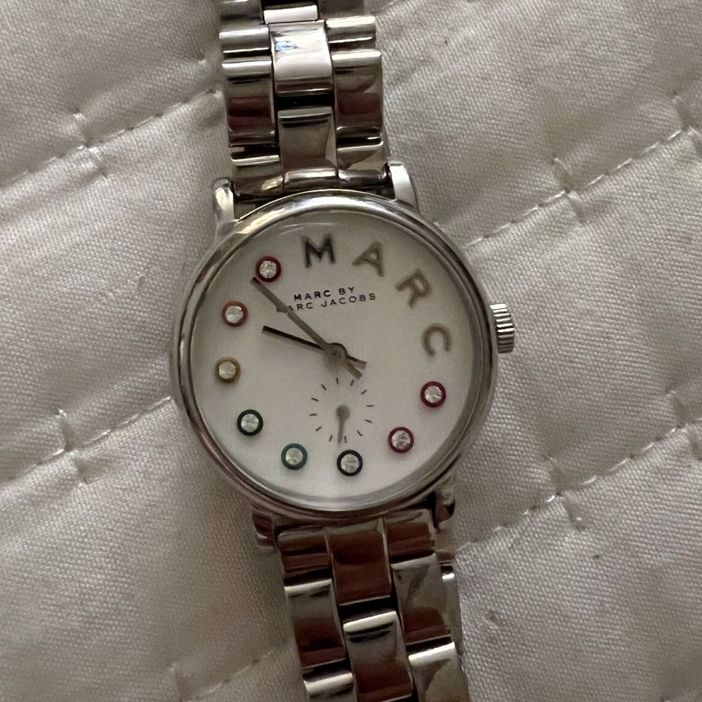 Marc by Marc Jacobs woman’s stainless steel watch, in excellent condition